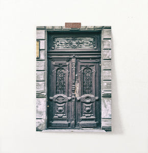 Antique Wooden Door Photography Wall Art | Old Architecture
