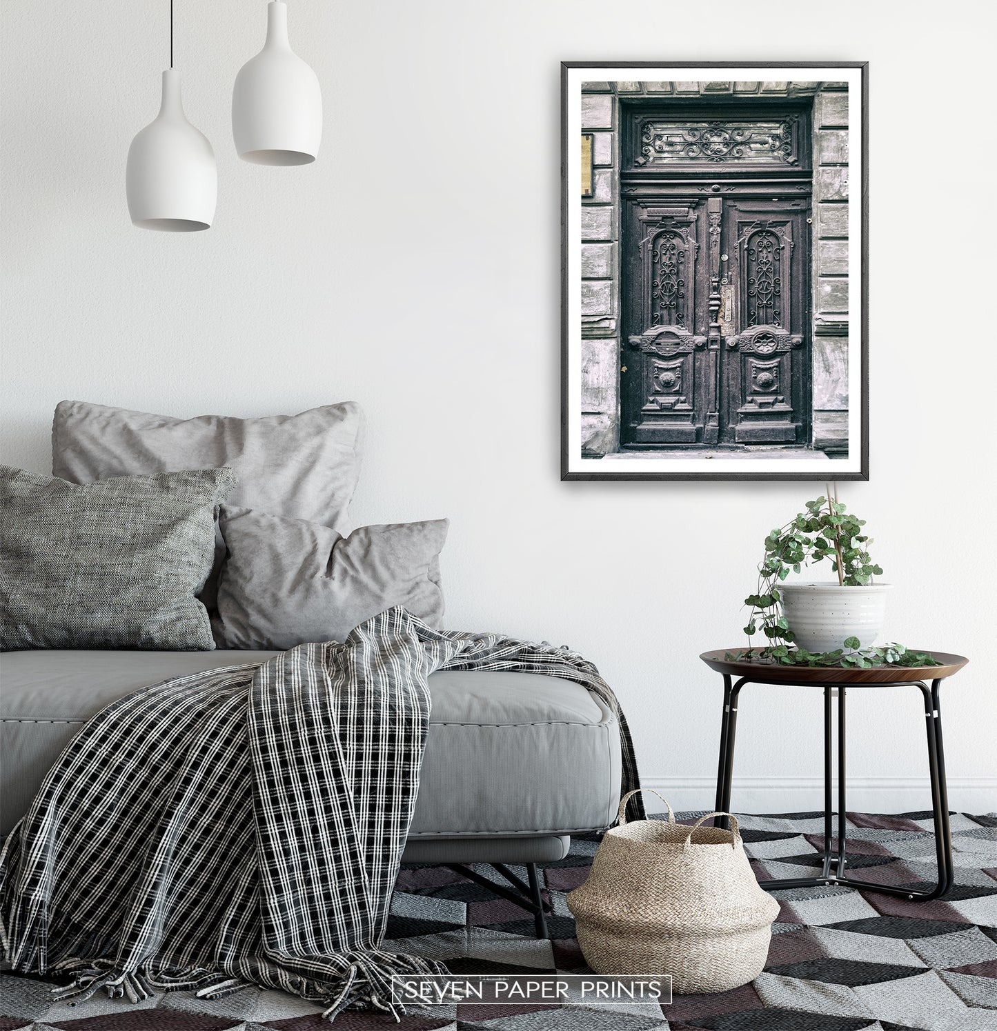 Antique Wooden Door Photography Wall Art | Old Architecture