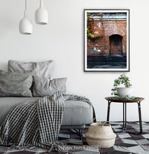 Load image into Gallery viewer, Red Wall Old Historical Town Facade Photography Poster
