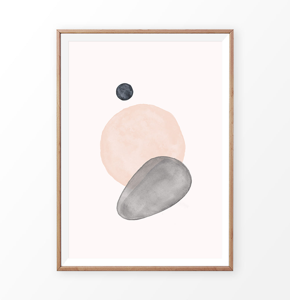 Earth Color Abstract Circles