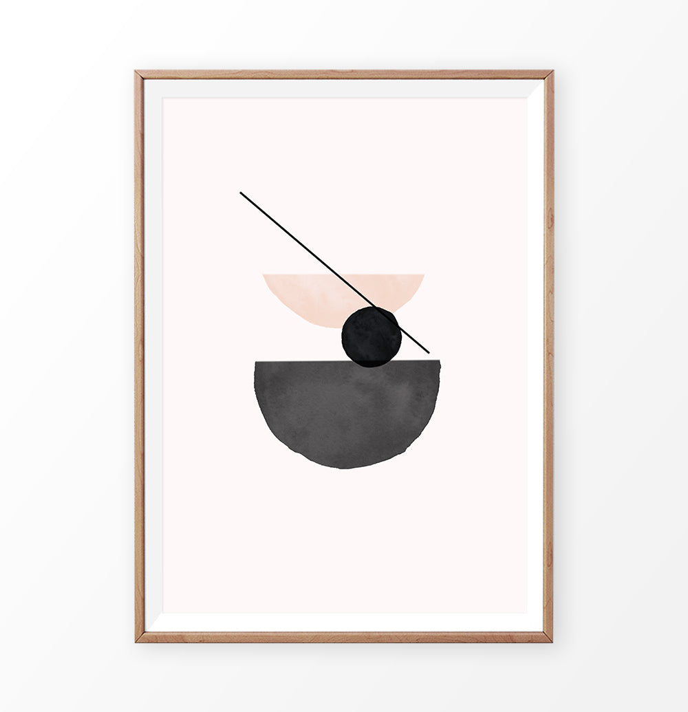 Boho Abstract Shapes in Sunburst Neutral Colors