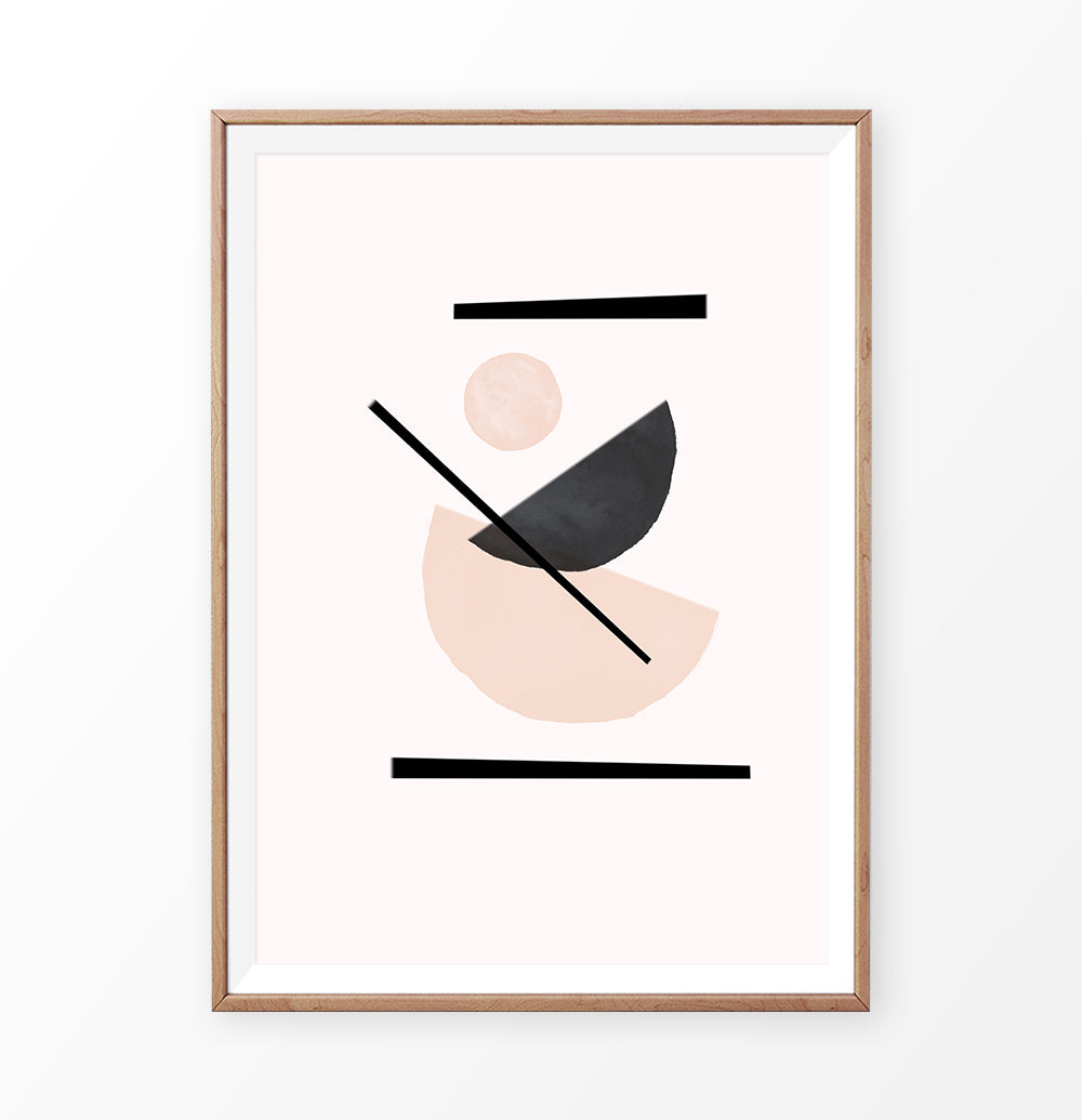 Desert Color Geometric Wall Art