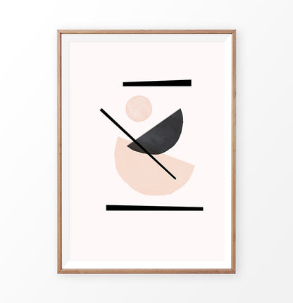 Desert Color Geometric Wall Art