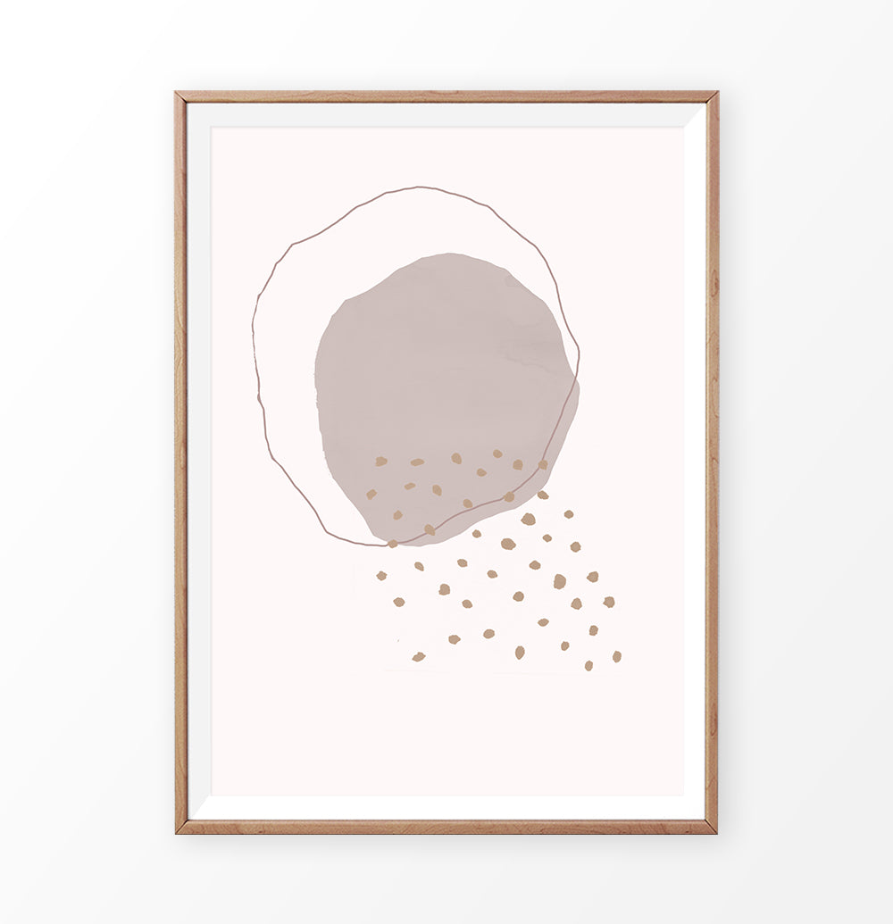 Minimalist Neutral Color Nursery Poster