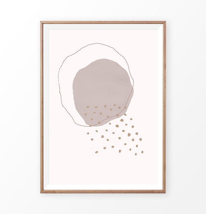 Minimalist Neutral Color Nursery Poster