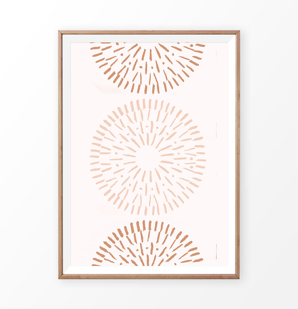 Tribal Circles Print