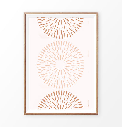Tribal Circles Print