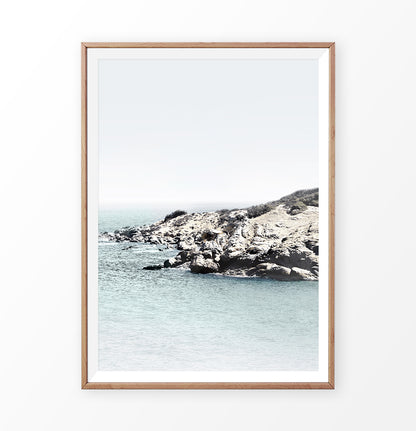 Beautiful Hawaii Beach (Naxos, Greece) Seascape with turquoise water