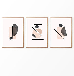 Set of 3 Abstract Prints
