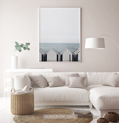 California Beach Art Set of 6 Coastal Prints