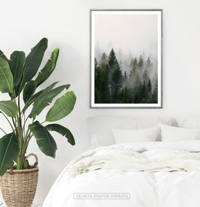 Pine Trees Forest Nature 2 Piece Wall Art