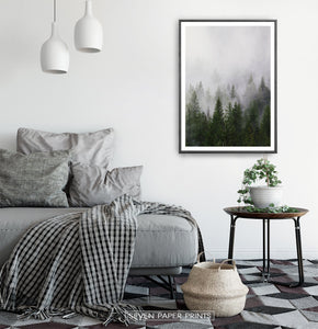 Pine Trees Forest Nature 2 Piece Wall Art