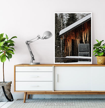 Mountain Lake House Decor Set of 6 Prints
