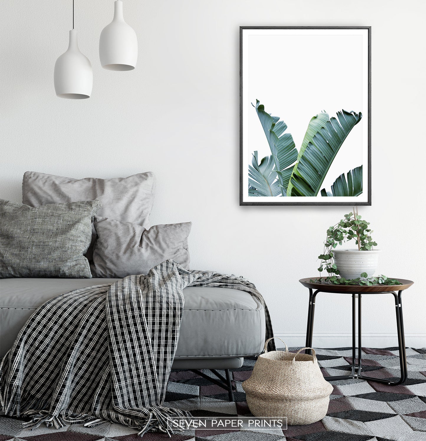 Banana Leaf Botanical Wall Art