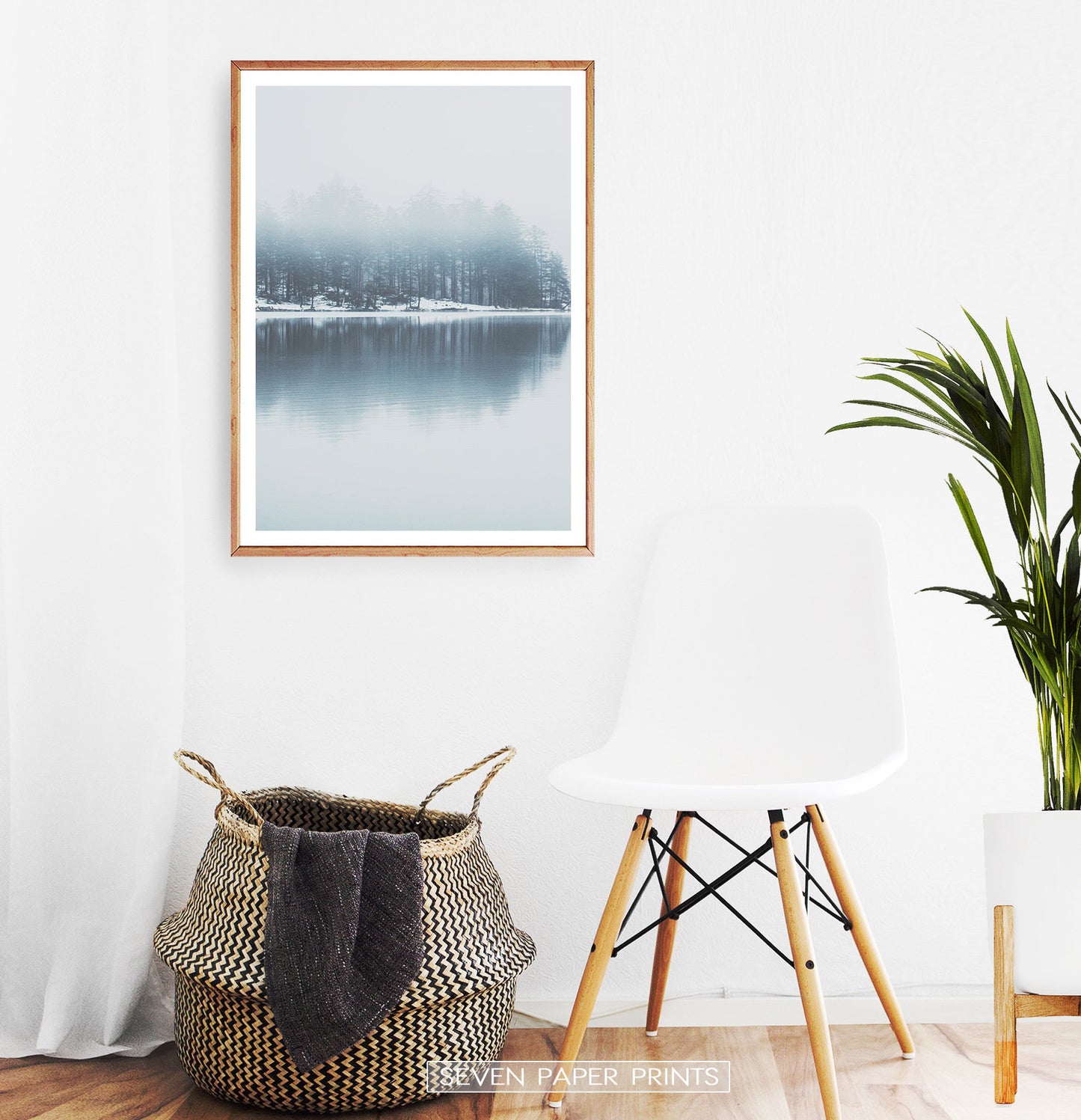 Lake Wall Art Set 3 Piece Nature Prints