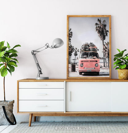California Beach Art Set of 6 Coastal Prints