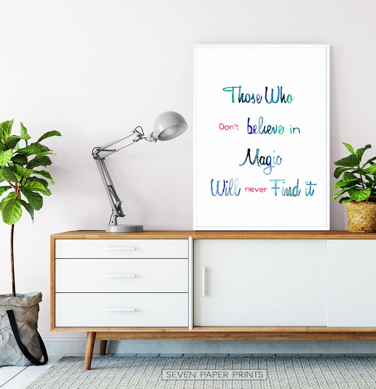 Alice in Wonderland Quotes Three Piece Wall Art