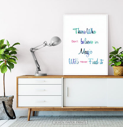Alice in Wonderland Quotes Three Piece Wall Art