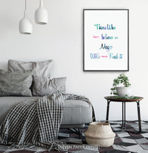 Load image into Gallery viewer, Alice in Wonderland Quotes Three Piece Wall Art
