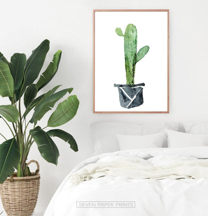 Cactus Wall Art Set of 3 Prints for Nursery