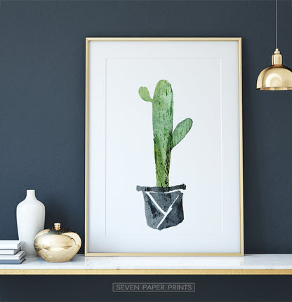 Cactus Wall Art Set of 3 Prints for Nursery