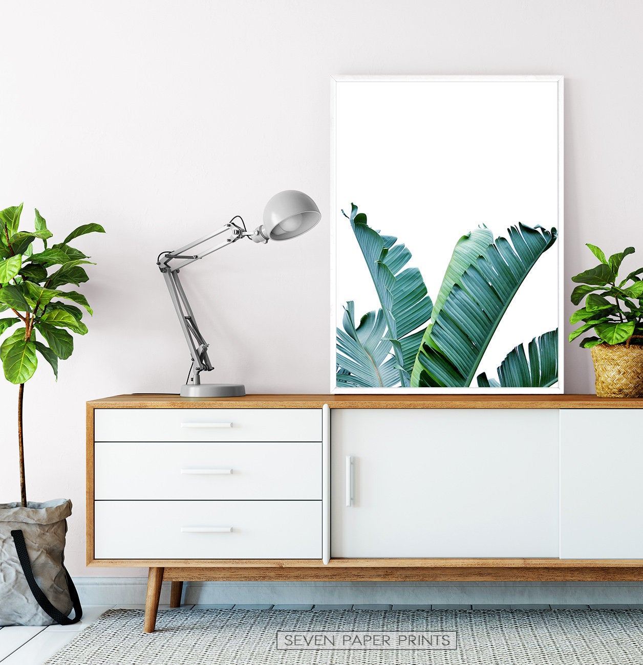 Banana Leaf Botanical Wall Art