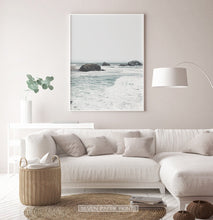 Load image into Gallery viewer, Ocean Beach Gray Wall Art Set of 6 Digital Prints
