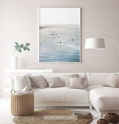 Ocean Surfing Decor 6 Piece Wall Art