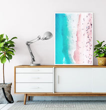 Load image into Gallery viewer, Coastal Pink Wall Art Set of 3 Prints

