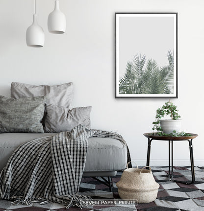 Palm Tree Wall Art Set of 3 Pastel Coastal Prints