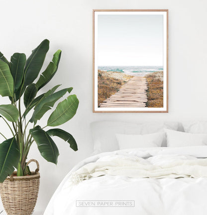 Beach Path Ocean Wall Art
