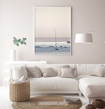 Coastal Fishing Pastel Wall Art