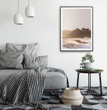 Load image into Gallery viewer, Sunset Ocean Wave Wall Art Print Set of 2
