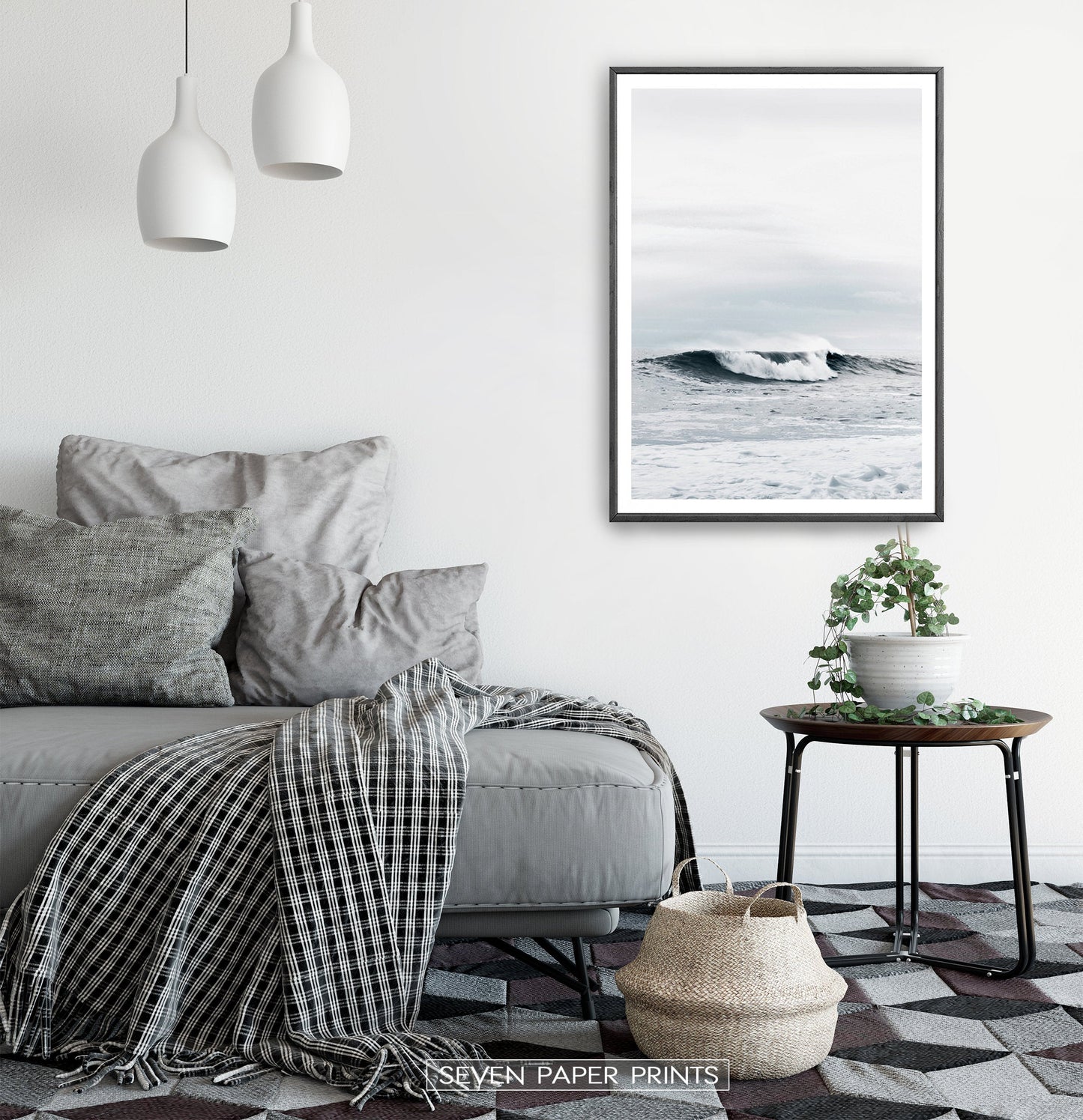 Ocean Surfing Decor 6 Piece Wall Art