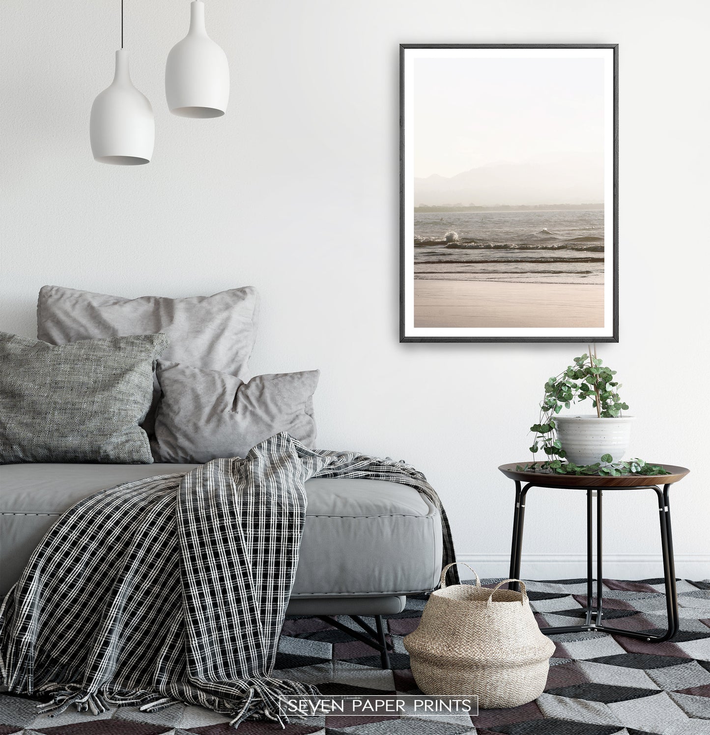 California Coast Surf Art Set of 6 Prints