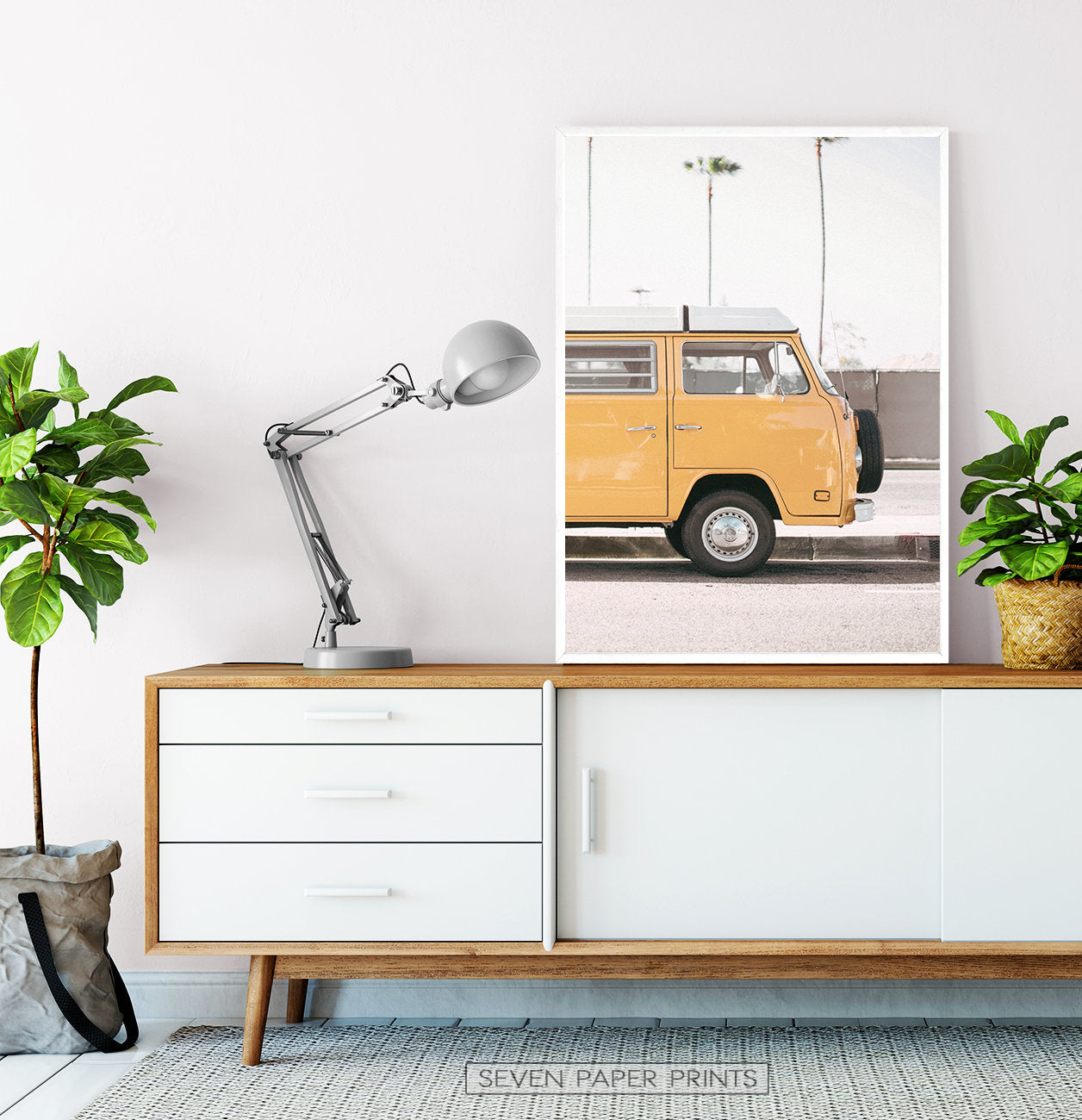 California Coast Surf Art Set of 6 Prints