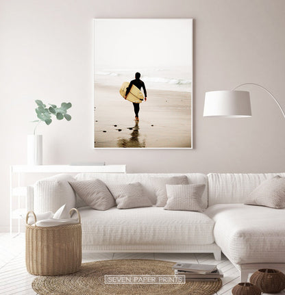 California Coast Surf Art Set of 6 Prints