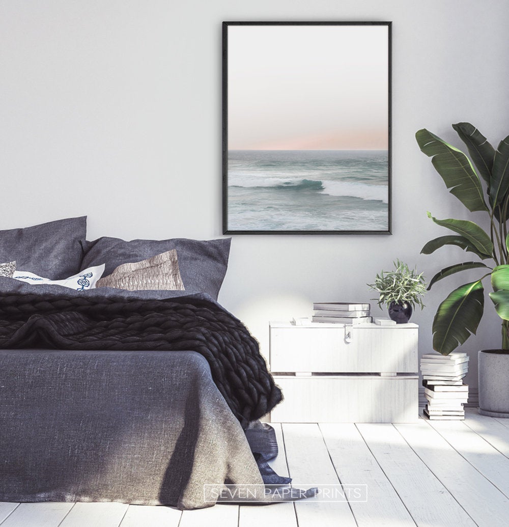 Ocean Waves Wall Art Set of 3 Prints
