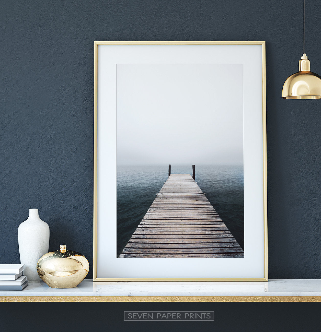 Wooden Jetty Ocean Pier Wall Art