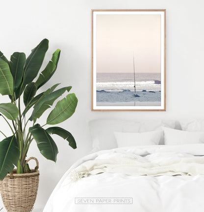 Coastal Fishing Pastel Wall Art