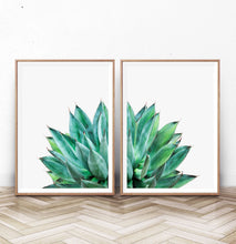 Load image into Gallery viewer, Succulent Print Set of 2 Botanical Cactus Wall Art
