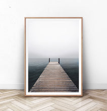 Load image into Gallery viewer, Wooden Jetty Ocean Pier Wall Art

