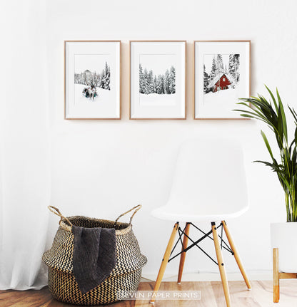 Christmas Decoration Gallery Set of 3 Piece Wall Art