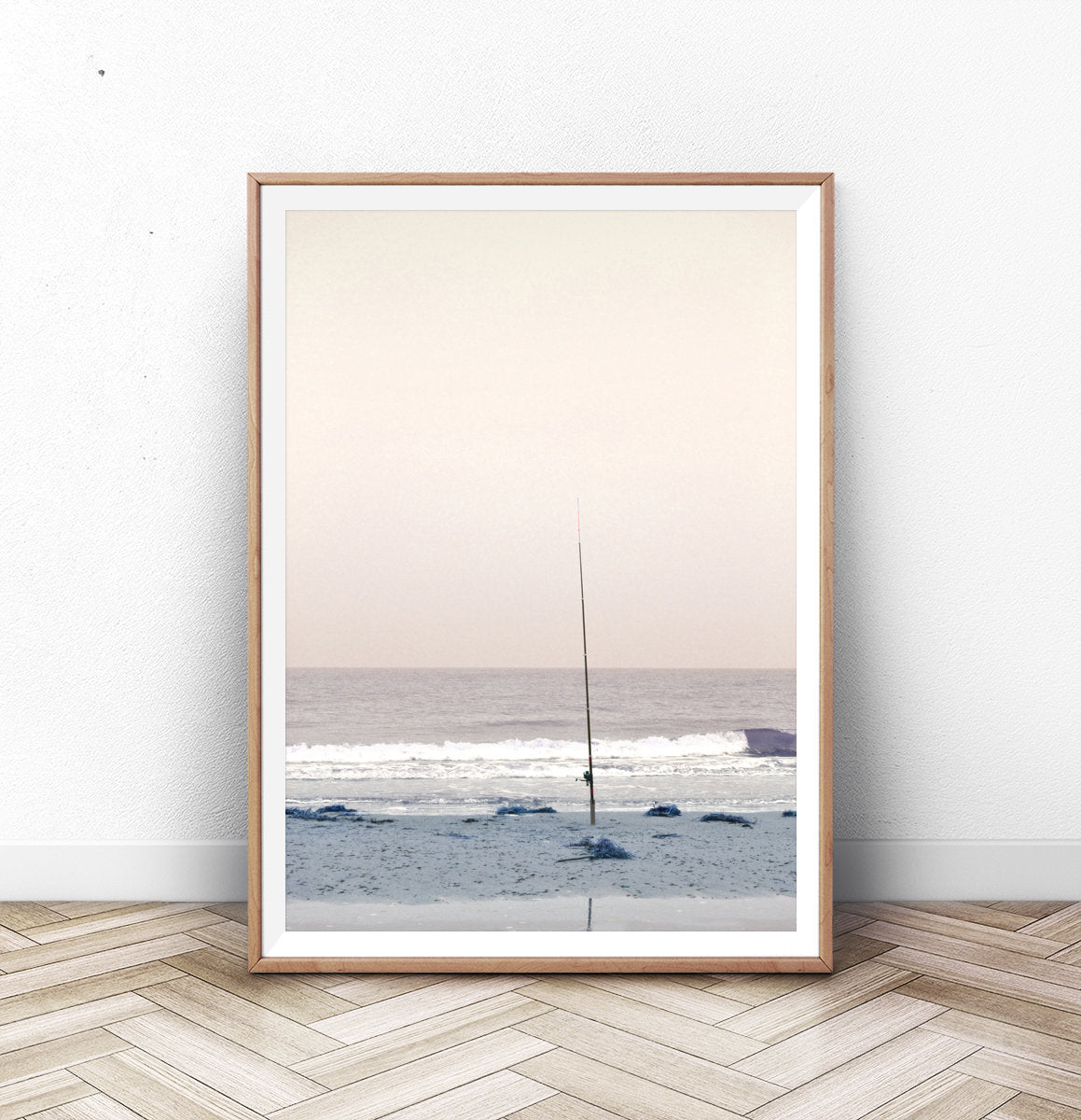 Coastal Fishing Pastel Wall Art