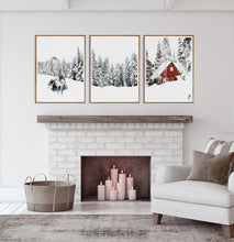 Load image into Gallery viewer, Christmas Decoration Gallery Set of 3 Piece Wall Art

