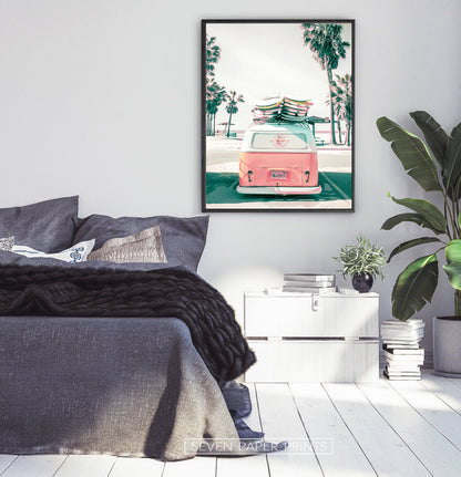 Large Coastal Nursery Wall Art Set of 6 Digital Prints