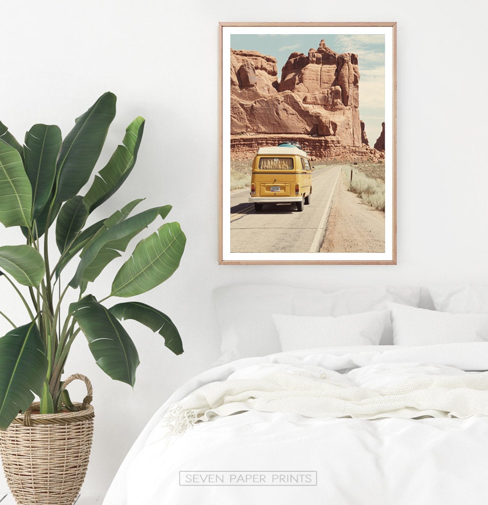 Boho Grand Canyon Desert Set of 3 Piece Wall Art