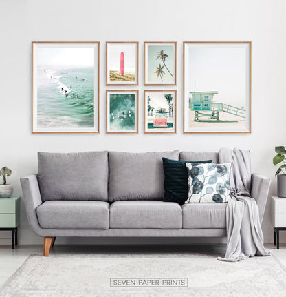 Coastal Wall Art Set of 6 Mailed Prints
