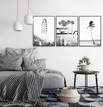 Load image into Gallery viewer, Black and White Coastal Set of 3 Prints
