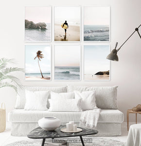 Tropical Sea Photography 6 Piece Wall Art
